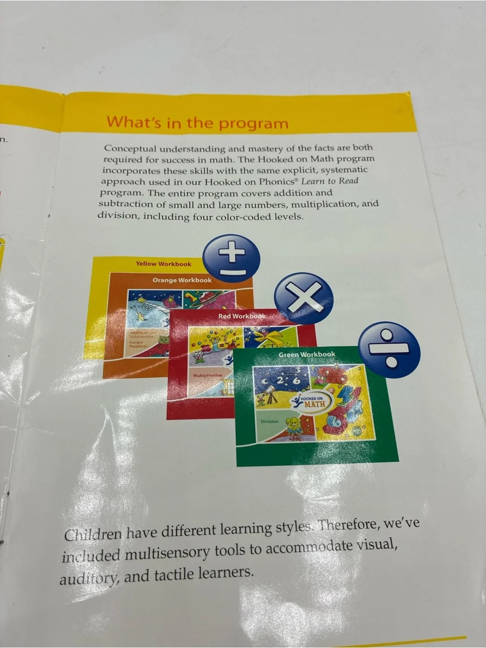 Hooked on Math Kids Addition and Subtraction Learning Game - CD, Workbook & more